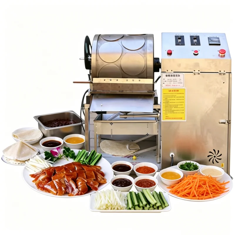 Customize Pancake Maker Crepe Making Machine Spring Roll Wrapper Machine In Factory Lumpia Wrapper Egg Roll Machine