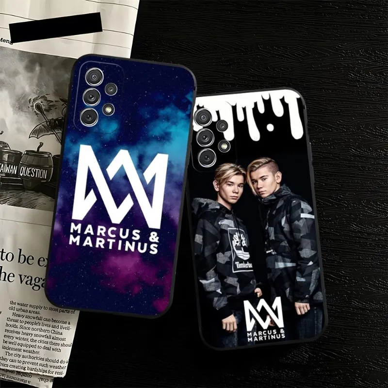 Marcus And Martinus Phone Case For Samsung Note 20 10 9 8 Pro Plus Ultra M40 M54 M20 M31 M14 F14 F54 J7 J6 Prime Back Cover