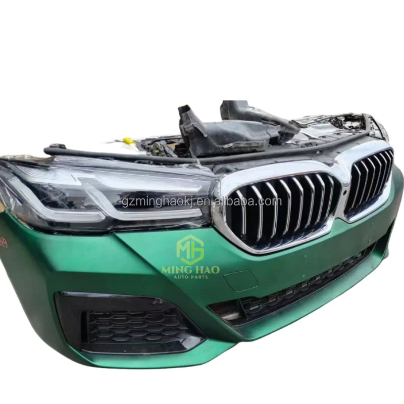 High Quality for 5 Series G30 G38 Car Front Bumper Assembly & Headlight Nose Body Kit for Auto Upgrade on 523 525 540