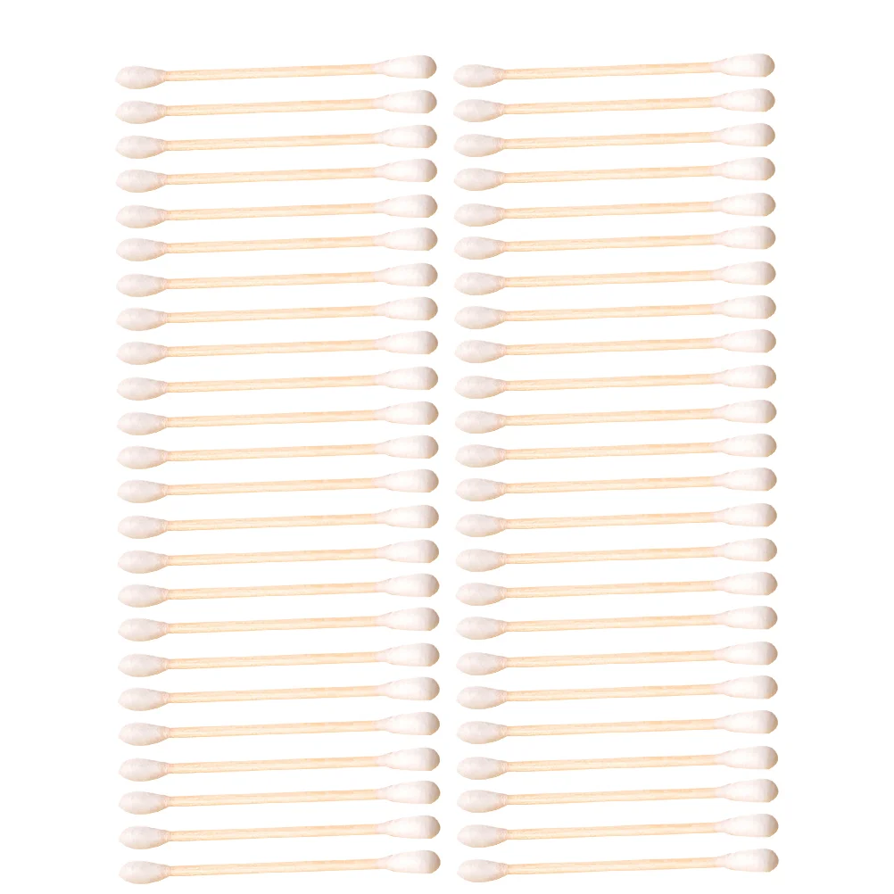 Bastoncillos de algodón para limpieza de piezas, doble cabezal, desechables, maquillaje para bebés, 300