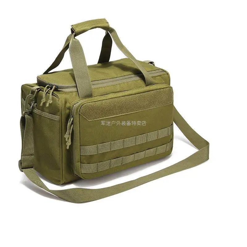 Outdoor Tactical Large Capacity Storage Sports Handheld Diagonal Cross Bag Gun Oxford Waterproof Field Army Multifunctional