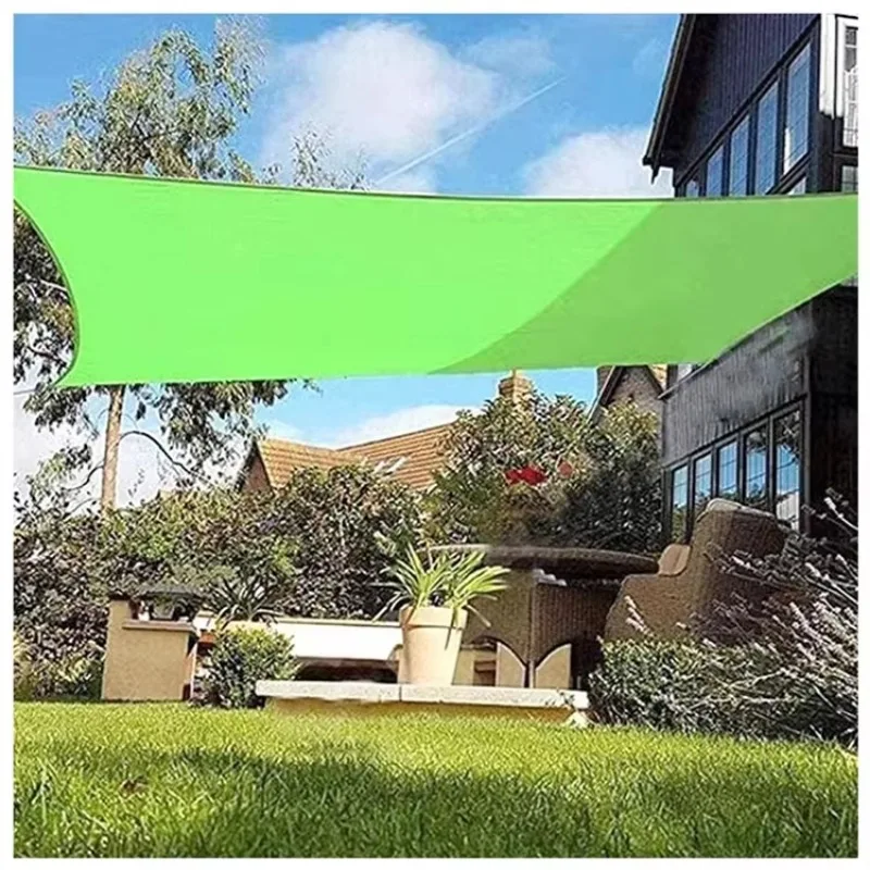

Garden Patio Polyester Waterproof Car Port Canopy Green Shadow Net for Shading,3x4m Rectangle Polyester Sun Sail Shade Outdoor