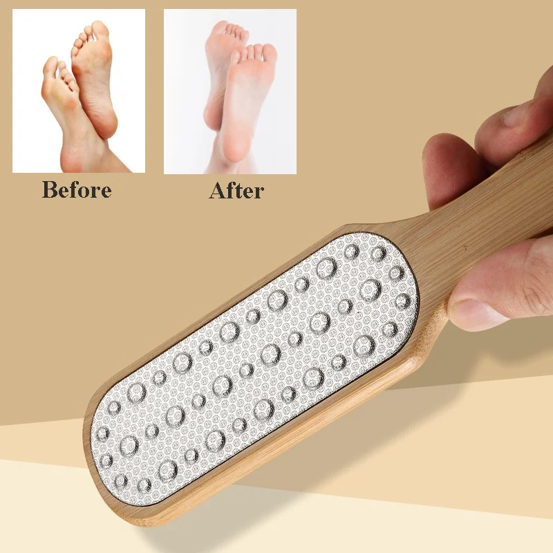1Pcs Foot File Double Sided Foot Rasp Callus Corn Remover for Cracked Heel Professional Stainless Steel Foot Care Pedicure Tools