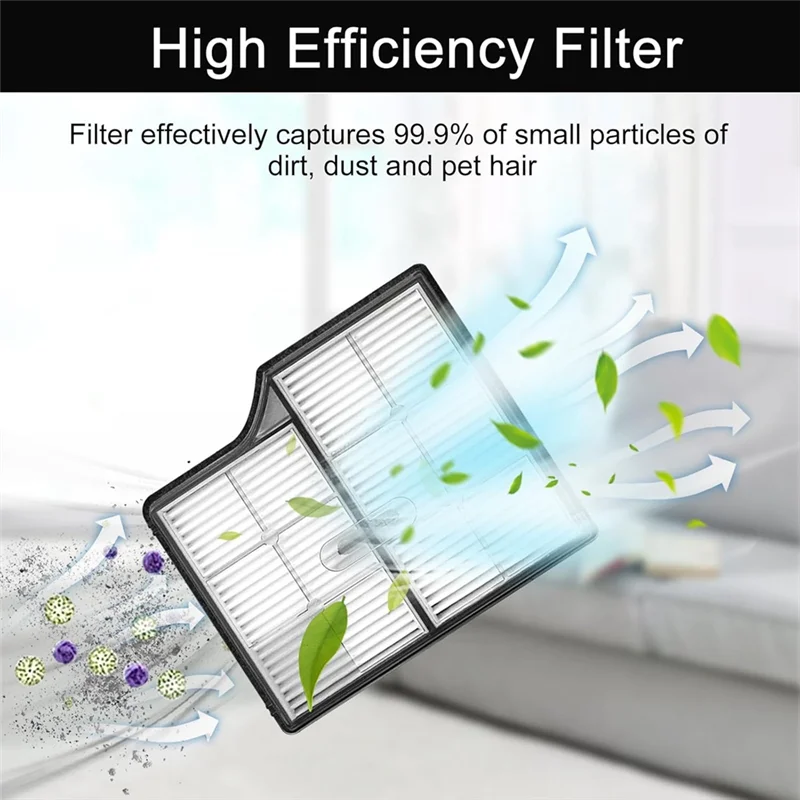 23 قطعة استبدال أجزاء ل Roborock Saros 10/G30 مكنسة كهربائية المزدوجة الرئيسية فرشاة ممسحة الوسادة فلتر HEPA كيس لجميع الغبار فرشاة جانبية-A73Z