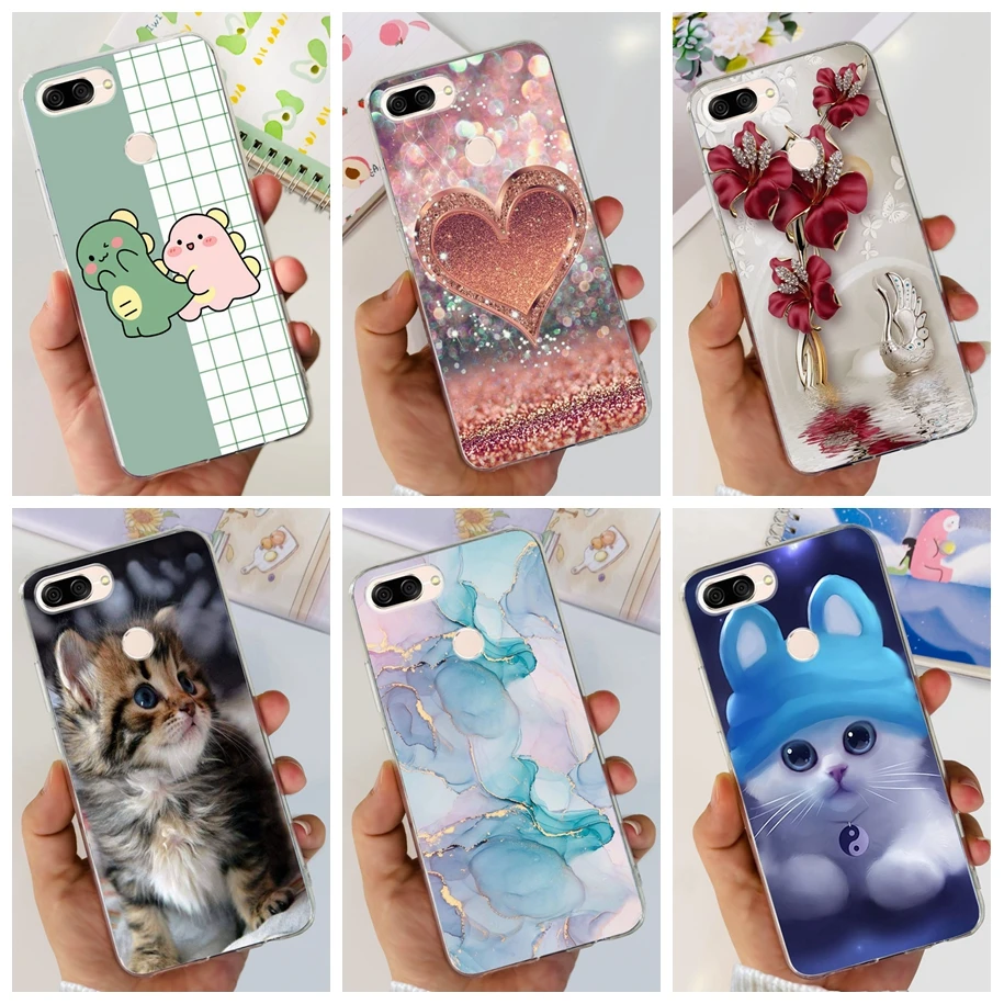 For Asus Zenfone Max Plus M1 ZB570TL X018D Case Luxury Marble Cat Soft Phone Case For ZenFone 3 Max ZC520TL X008D ZC553KL Bumper