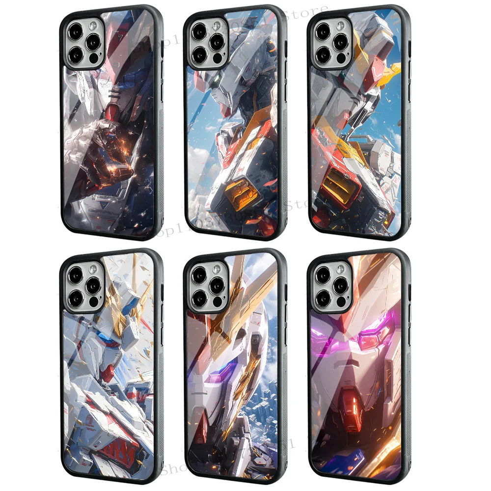 Cool Gundam Phone Case Mobile Phone Cases For IPhone 15 14 13 Pro Max 11 12 Mini Alex Mirror TPU Shell