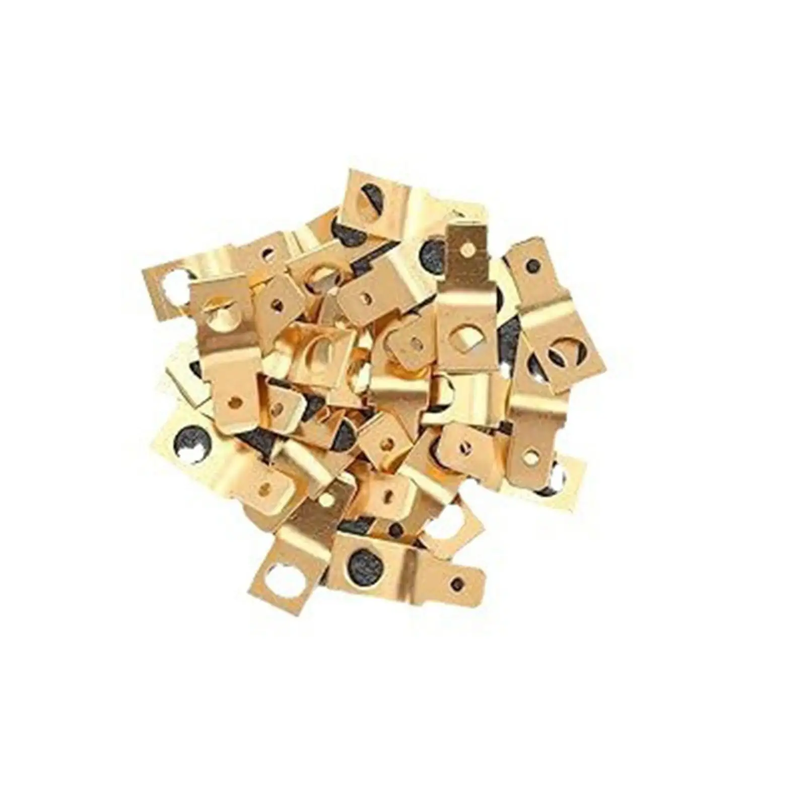 Quick Disconnect Connector 1 4 Male Tab Non Insulated Solderless Adapters Copper Wire Connector 10 Stud Brass Spade for