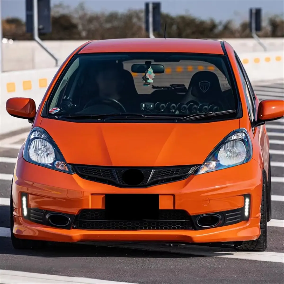 

*X07A For Honda Fit Jazz Sport RS 2011 2012 2013 Car DRL Driving LED Daytime Running Light Fog Lamp Accessories White Light