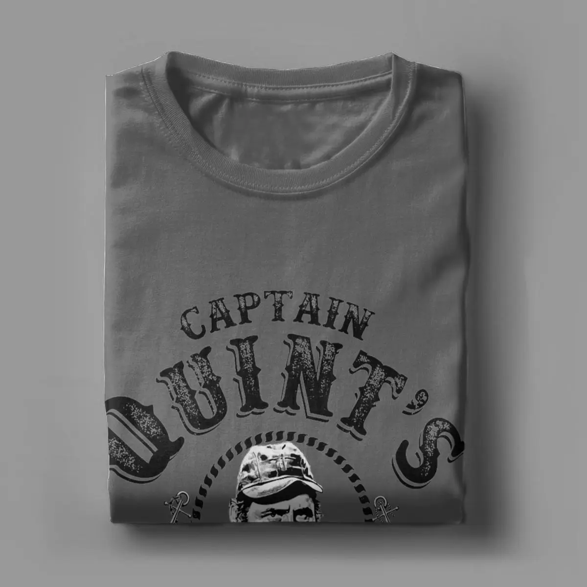 Quints Shark Feeding Tours Jaws T Shirts Men 100% Cotton Funny T-Shirts O Neck Tees Short Sleeve Clothing Birthday Gift