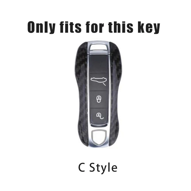 Fashion For Porsche Panamera Spyder Carrera Macan Cayman Cayenne 911 970 981 991 Car Smart Key Cover Case Keychain Accessories