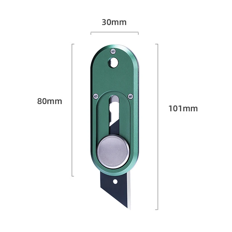 Titanium-Aluminum Combination Utility Knife EDC Tool Out of the Box Outdoor Portable Mini Knife