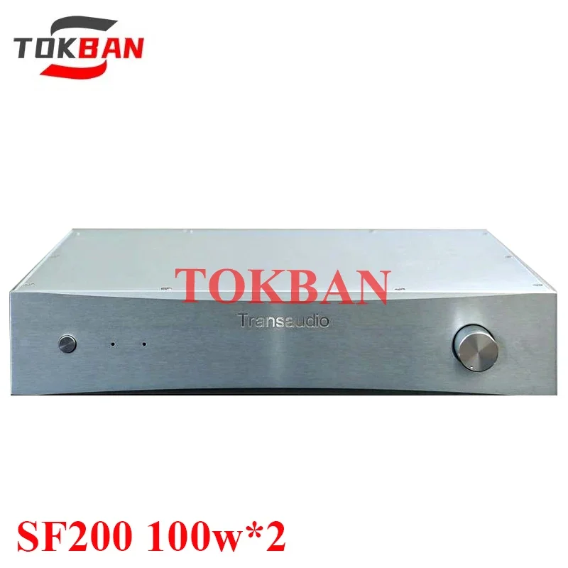 Tokban Audio SF200 Power Amplifier 100w*2 High Power Field Tube FET Input Ultra Low Distortion Low Noise HIFI Amplifier Audio