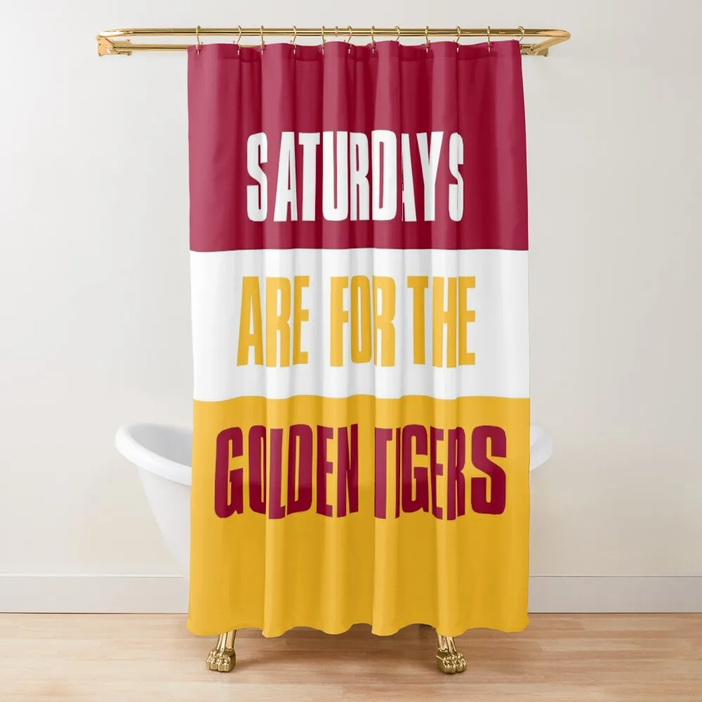 

Saturdays are for The Golden Tigers, Tuskegee University Shower Curtain Shower Bathroom For Bathrooms Curtain