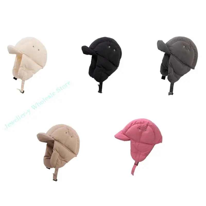 

R7UF Unisex Trapper Cap with Thick Insulation Offering Comfort and Ear Coverage During Freezing Weather for Outdoor