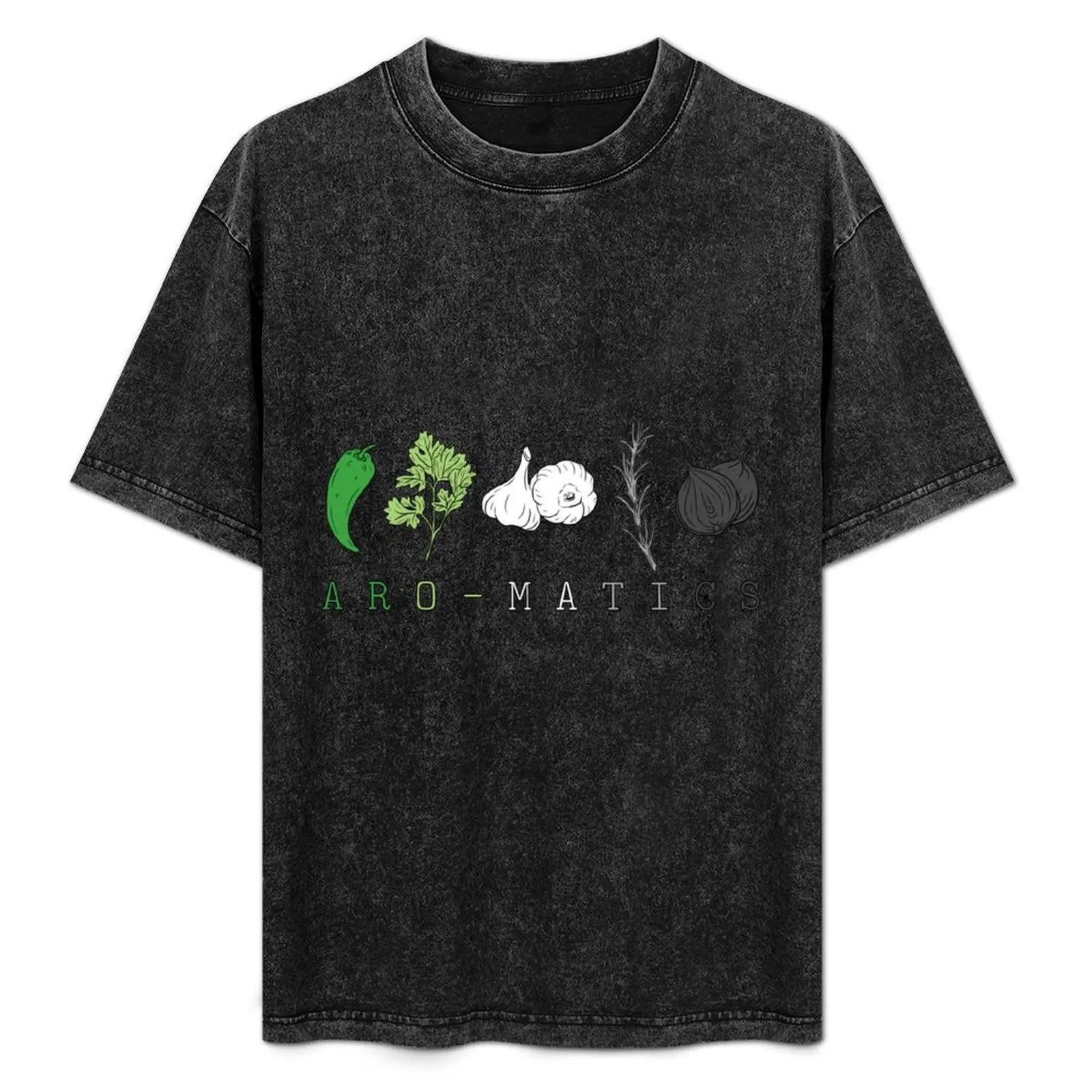 

Aro-matics T-Shirt Plus Size Street Style Tee