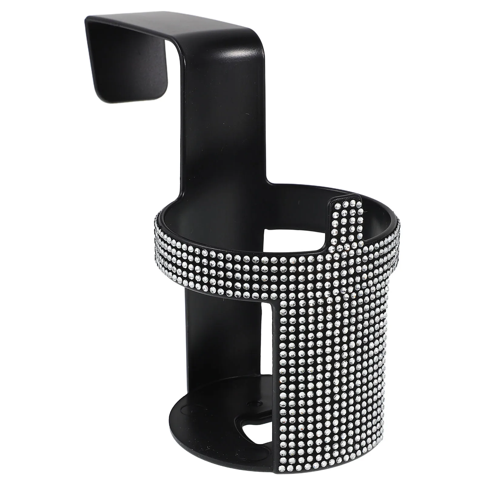 

Multifunctional Car Bottle Holder Water Bottle Storage Rack With Hook Cup Holder For Vehicle Drink Support Stylish Rhinestone