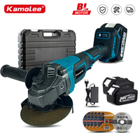 Kamolee M14 125MM 18500RPM Brushless Cordless Angle Grinder 3 Speed Cutting Power Tools Compatible For Makita 18V Battery