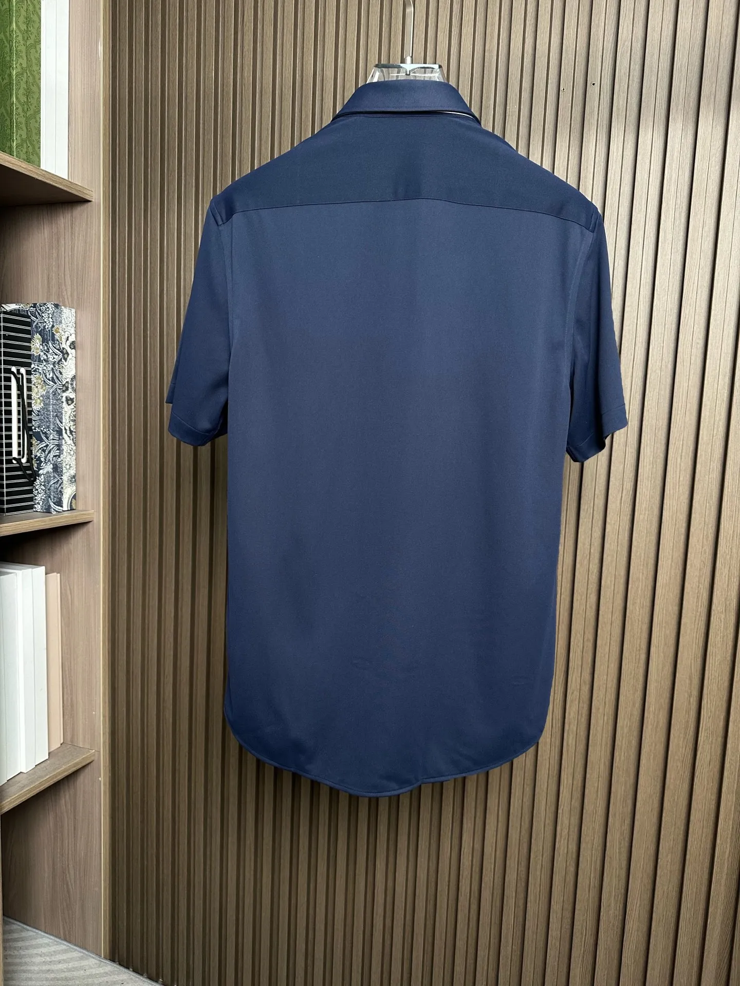 SIJITONGDA2026 Men's Spring and Summer New Work Fine Stretch Silk Cotton Short Sleeve Lapel T-Shirt S-2XL
