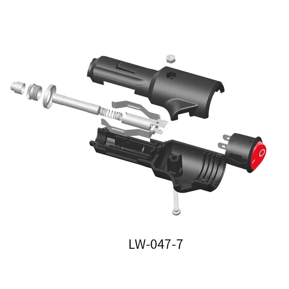 DC 12V 24V Car Switch Power Socket  With LED Indicator -Cigarette -Lighter Socket -Plug Connector Adapter On Off Switch