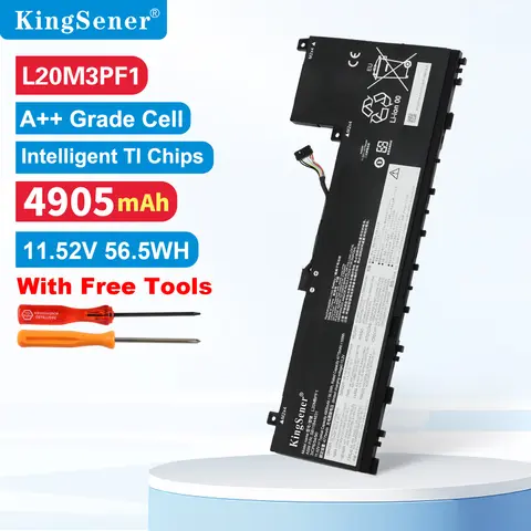 KingSener L20M3PF1 L20C3PF1 Replacement Battery for Lenovo Ideapad 5 Pro-14ACN6 14ITL6 14IAP7 14ARH7 82L7 82L3 L20D3PF0 56.5WH