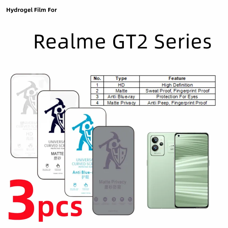 3Pcs Hd Hydrogel Fi…