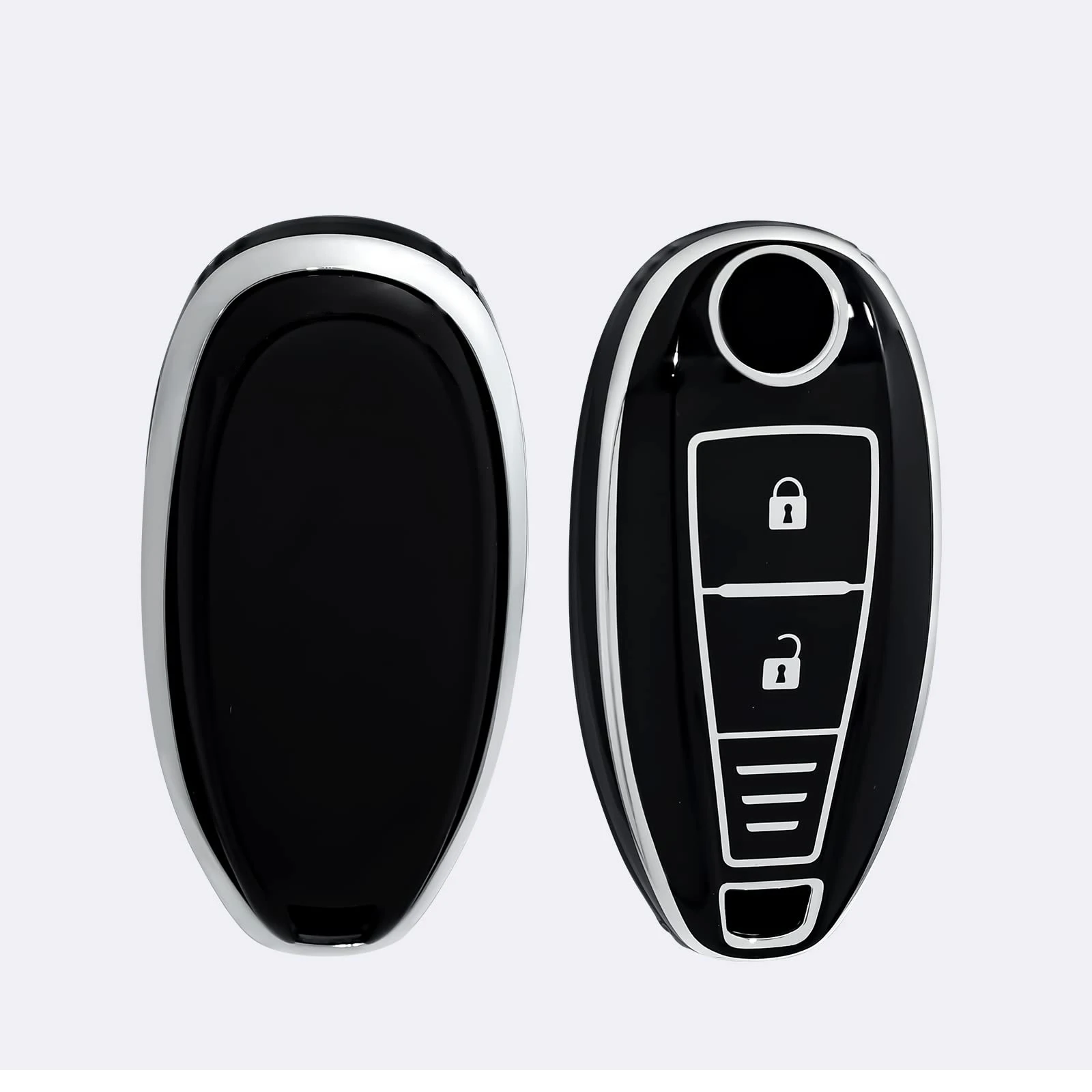 key Case Cover For Suzuki Vitara Swift Ignis Kizashi SX4 Baleno Ertiga Samurai S-Cross Key Shell Fob Key Protector Accessories
