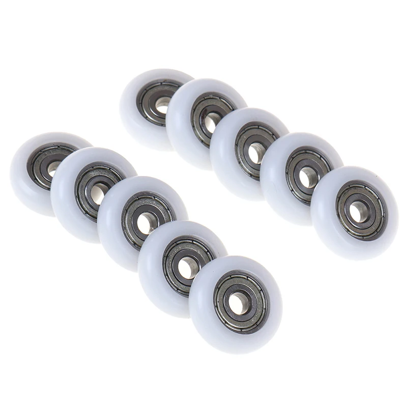 2/5/10pcs sliding shower roller wheel plastic door replacement roller wheel