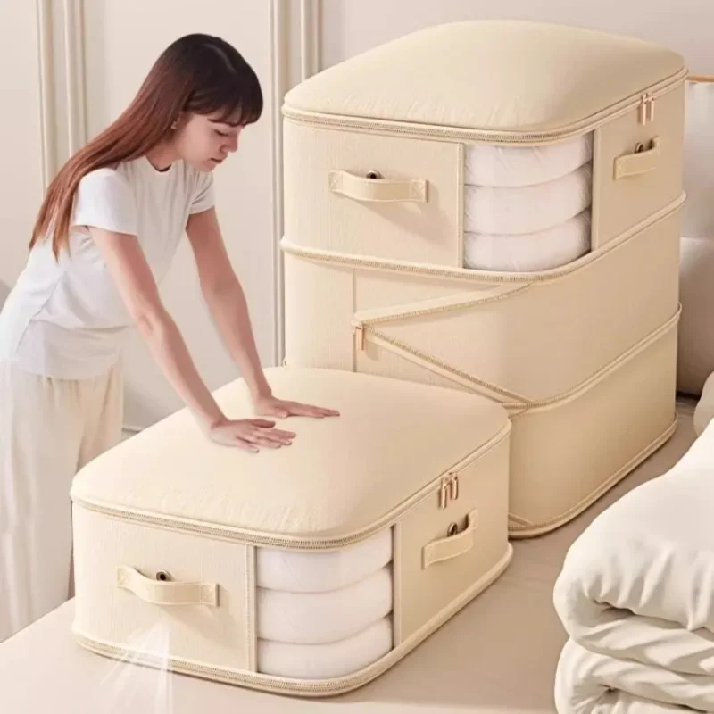 Вакуумные компрессионные мешки премиум-класса — сверхпрочное многоразовое хранилище для пуховых одеял и одеял |   Компактный органайзер для дома и путешествий