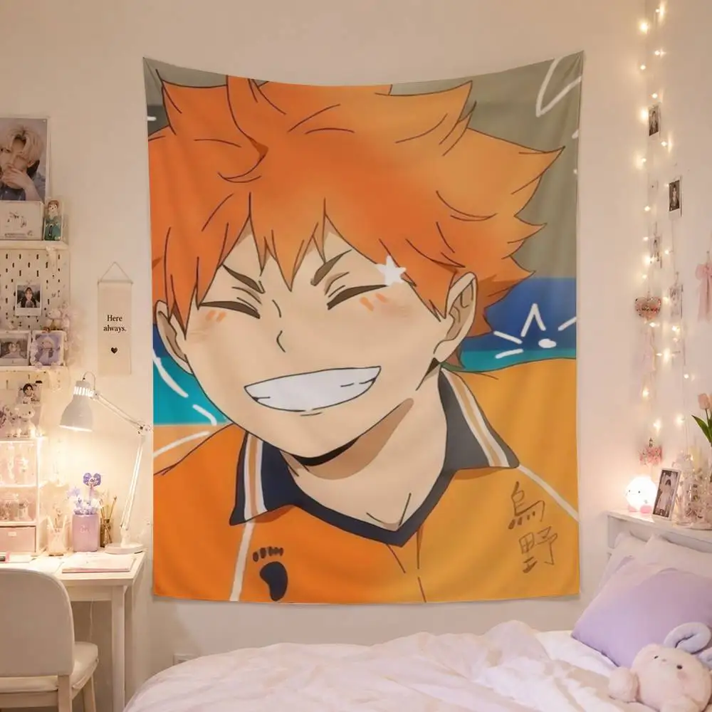 Hinata Shoyo Volleyball Flag Digital Printing Banner for Garage Wall Out Door Decoration