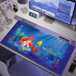 Disney The Little Mermaid Ariel Princess Mousepad Computer Desk Mat Table Keyboard Pad Laptop Cushion Non-slip Deskpad