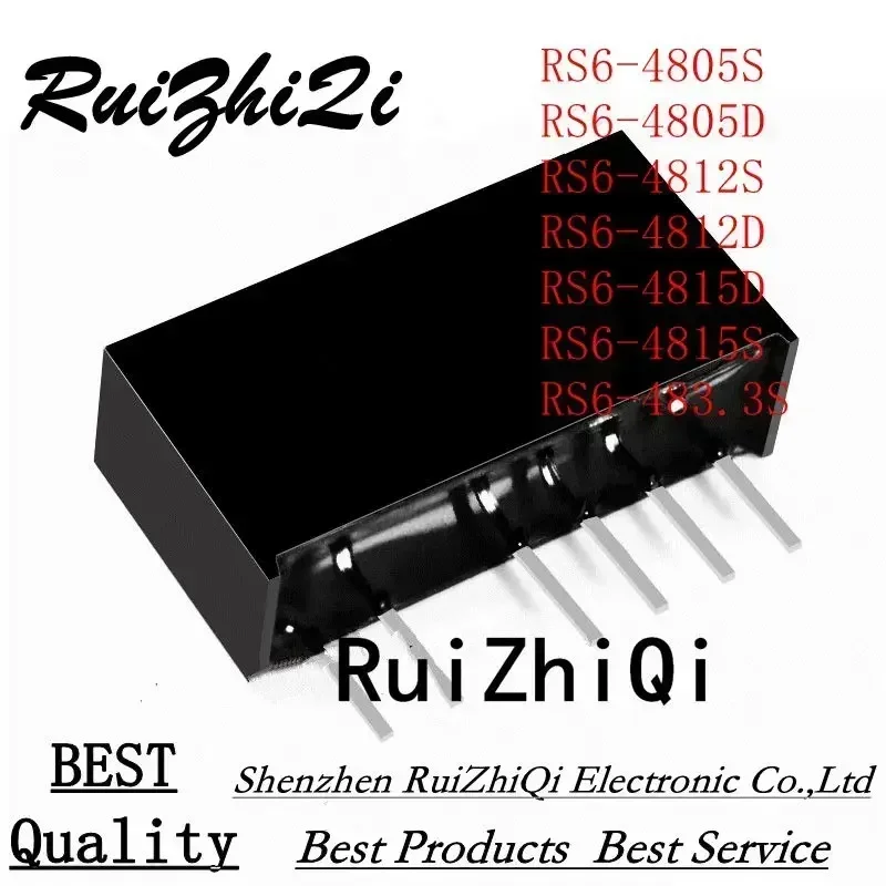 

10PCS/LOT RS6-4805S RS6-4805D RS6-4812S RS6-4812D RS6-4815D RS6-4815S RS6-483.3S