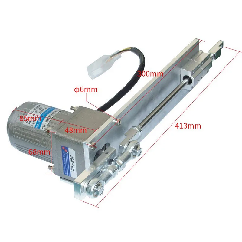 Stroke 50~100mm Linear Actuator AC 110V 220V Reciprocating Motor 15W AC Speed Controller Kits for Particle-Making Experiment