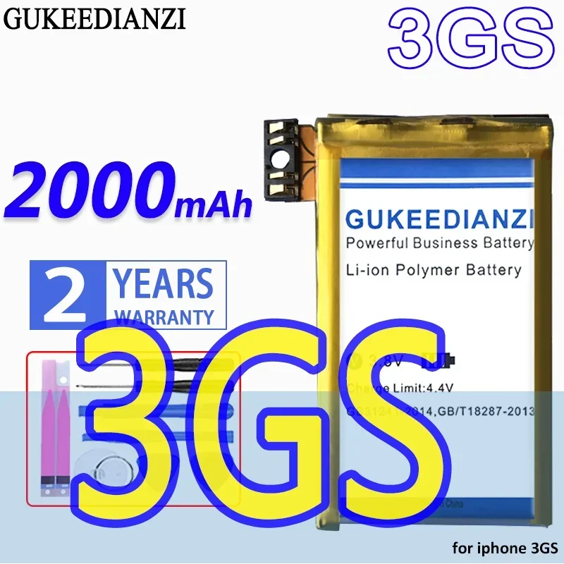 High Capacity GUKEEDIANZI Battery 2000mAh for Apple IPhone 3GS SE 2020/SE 2 SE2 SE2020 batteria