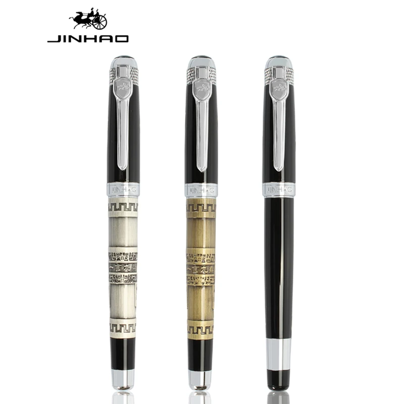 Jinhao Ancient Nine Tripods Good Faith Cooperation Fountain Pen 0.5mm Medium Nib Professional Office Stationery