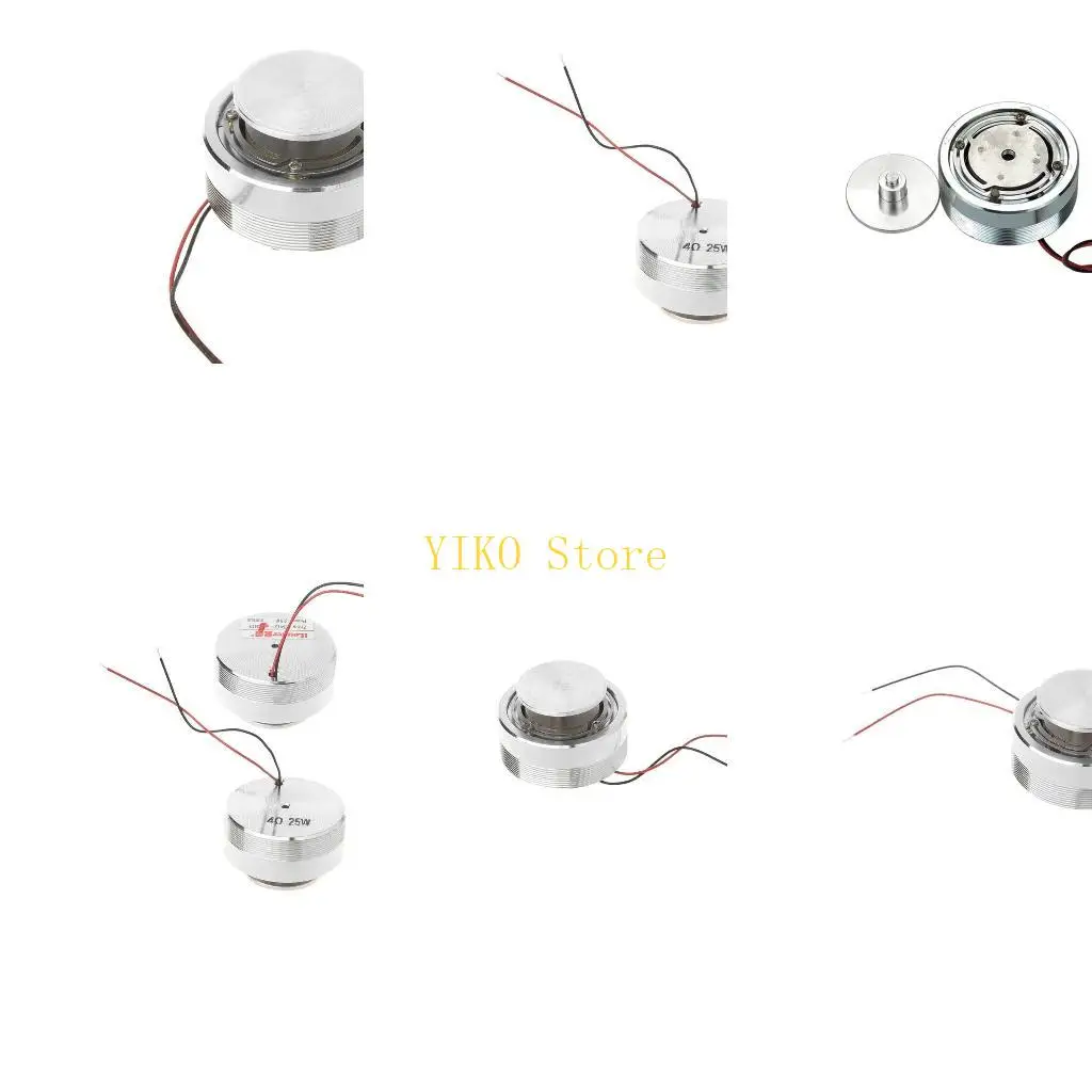 

K32C 1 шт. 50 мм резонансный динамик DIY вибрационный громкоговоритель сильный бас (4 Ом 25 Вт/8 Ом 20 Вт)