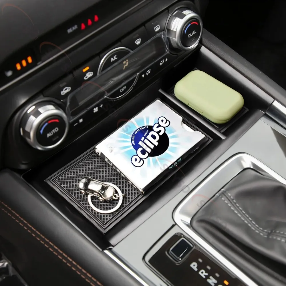 Mittelkonsolen-Organizer vorne für Mazda CX-5 22-25 – Münzhalter, Schalthebel-Organizer, vordere Aufbewahrungseinlagen, Armlehnenbox – Detail 14