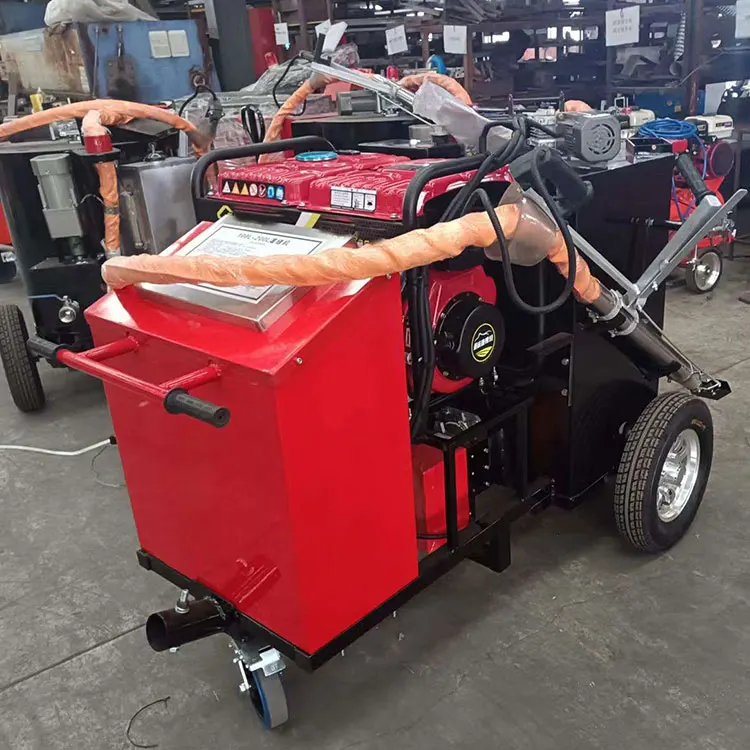 High Efficiency Asphalt Crack Filling Machine With Diesel Generator Hot Melt Tank And Electric Heated Hose