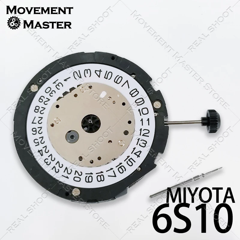 Miyota 6S10 Cronógrafo Movimiento de cuarzo 3 manecillas Fecha 1/20s SR927W 15? Componentes de reloj de 4,90 mm