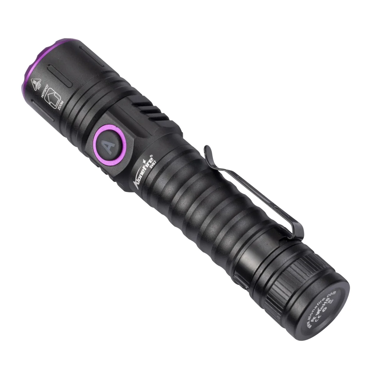 Zoom UV-LED-Taschenlampe 365 395 nm Typ-C-Aufladung, unsichtbare Tinte, Marker, Katze, Hund, Urin, Tinea, Erz, Geld, Skorpion, Fluoreszenzlicht – Detail 7