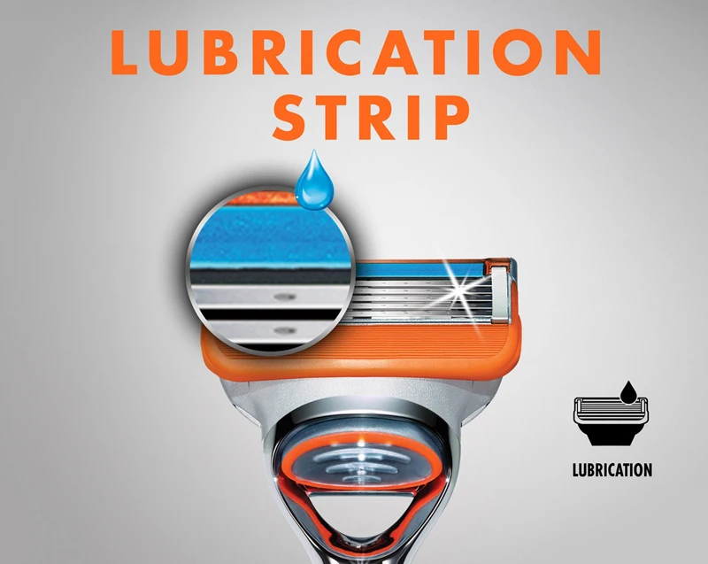 Gillette Fusion 5 Razor 5-Layer Blades Shaving Machine for Men Sharp Blades Men's Shaving Razor