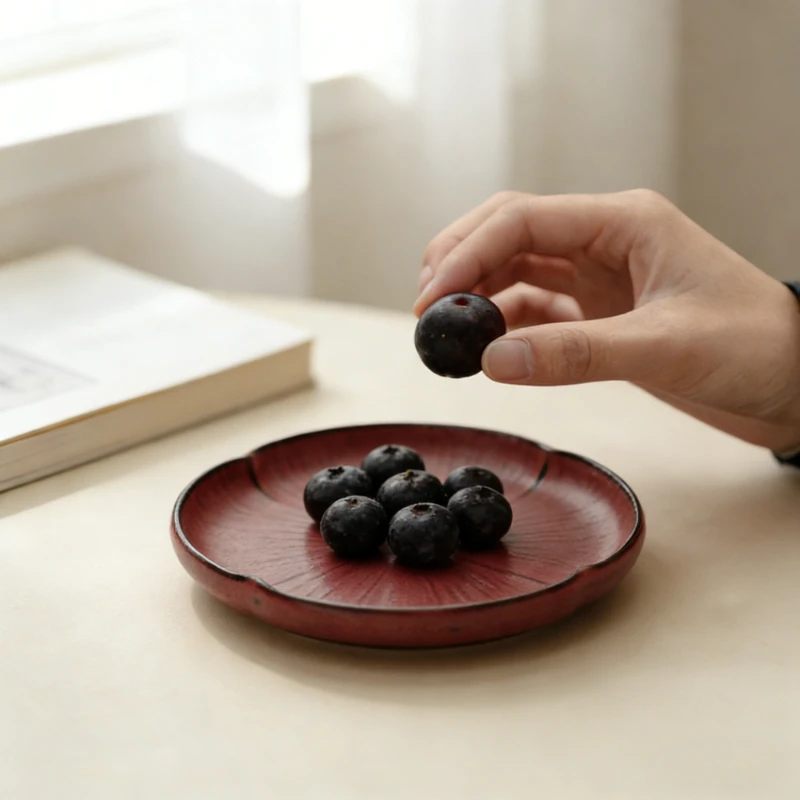 

New Kiln Transmutation Light Luxury Retro Ceramic Water Storage Teapot Holder Dry Brewing Tray Tea Table Tea Saucer Snack Plates