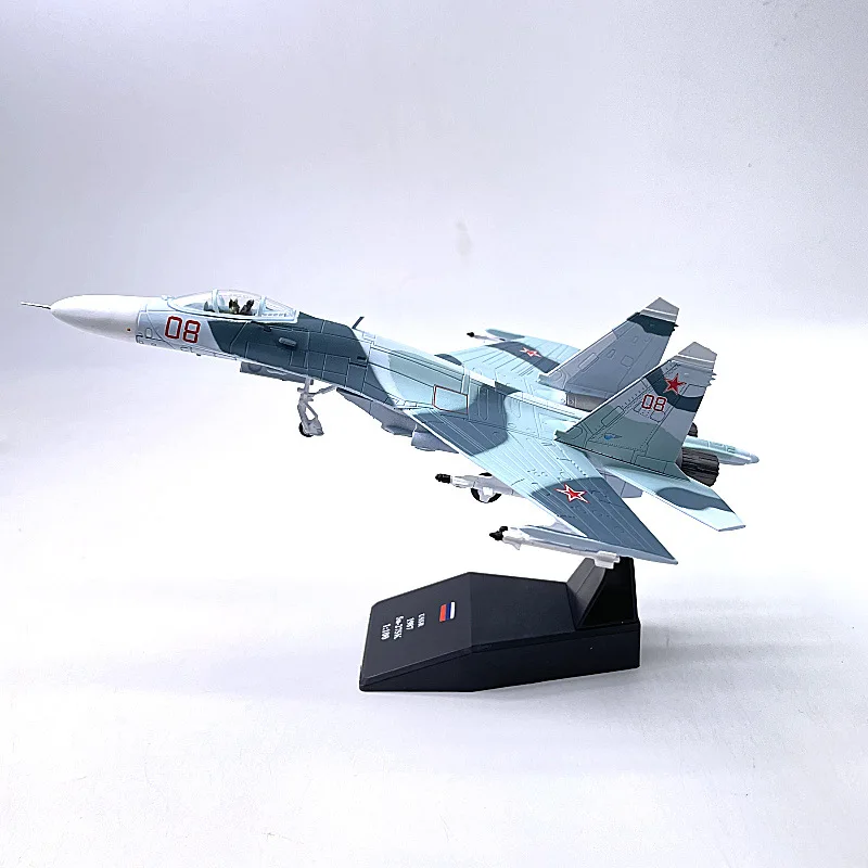 1:100 Russian SU-27SU-27 flanker heavy fighter simulation alloy aircraft model finished