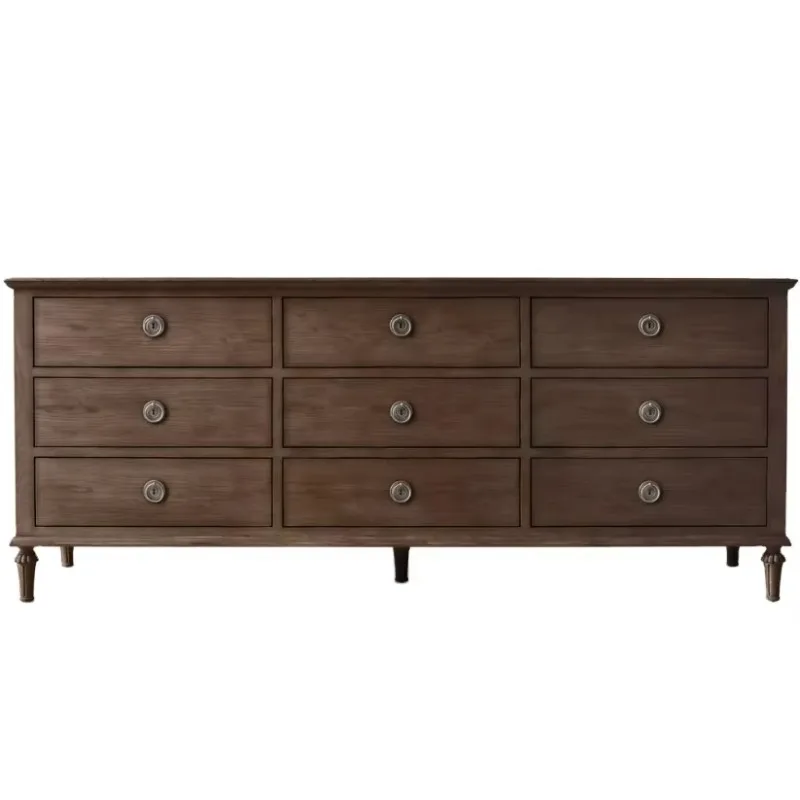 Solid wood high-end luxury series designer, chest of drawers-9 chest of drawers-exquisite chest of drawers