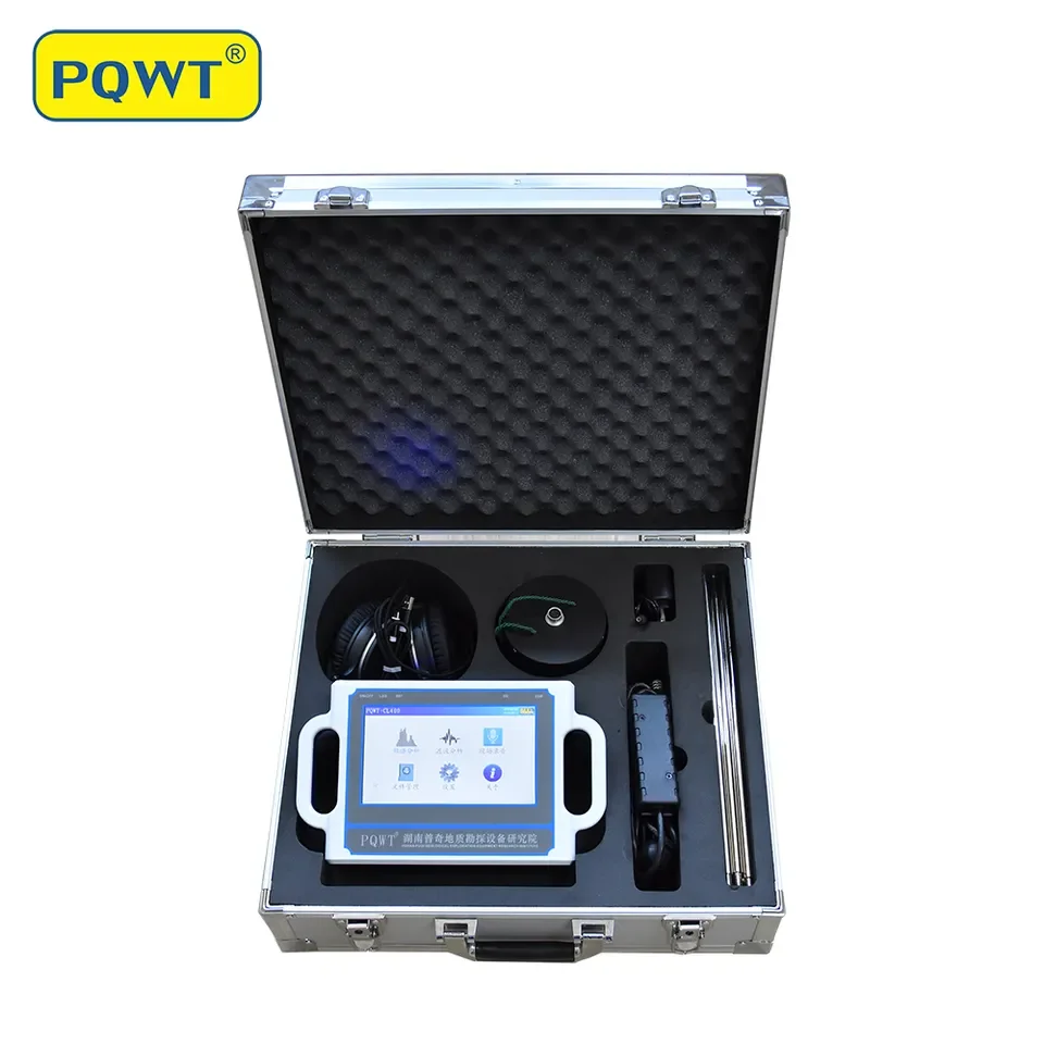 

PQWT CL400 Underground Pipe Lines Deep 4m Water Leak Detector Water Leakage Analyze Device