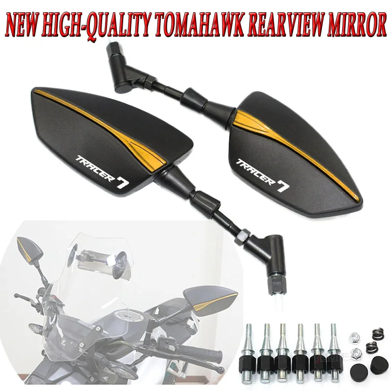 For  TRACER7  TRACER700GT  TRACER 900GT  TRACER9 TRACER9GT  TRACER Motorcycle Boutique Rearview Mirror, Side Mirror