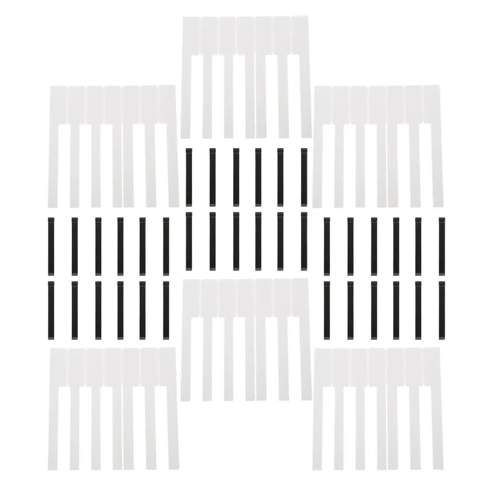 

88pcs Piano Key Replacement Keyboard Keys Removable Plastic Repair Kit Practical Piano Accessories Supplies