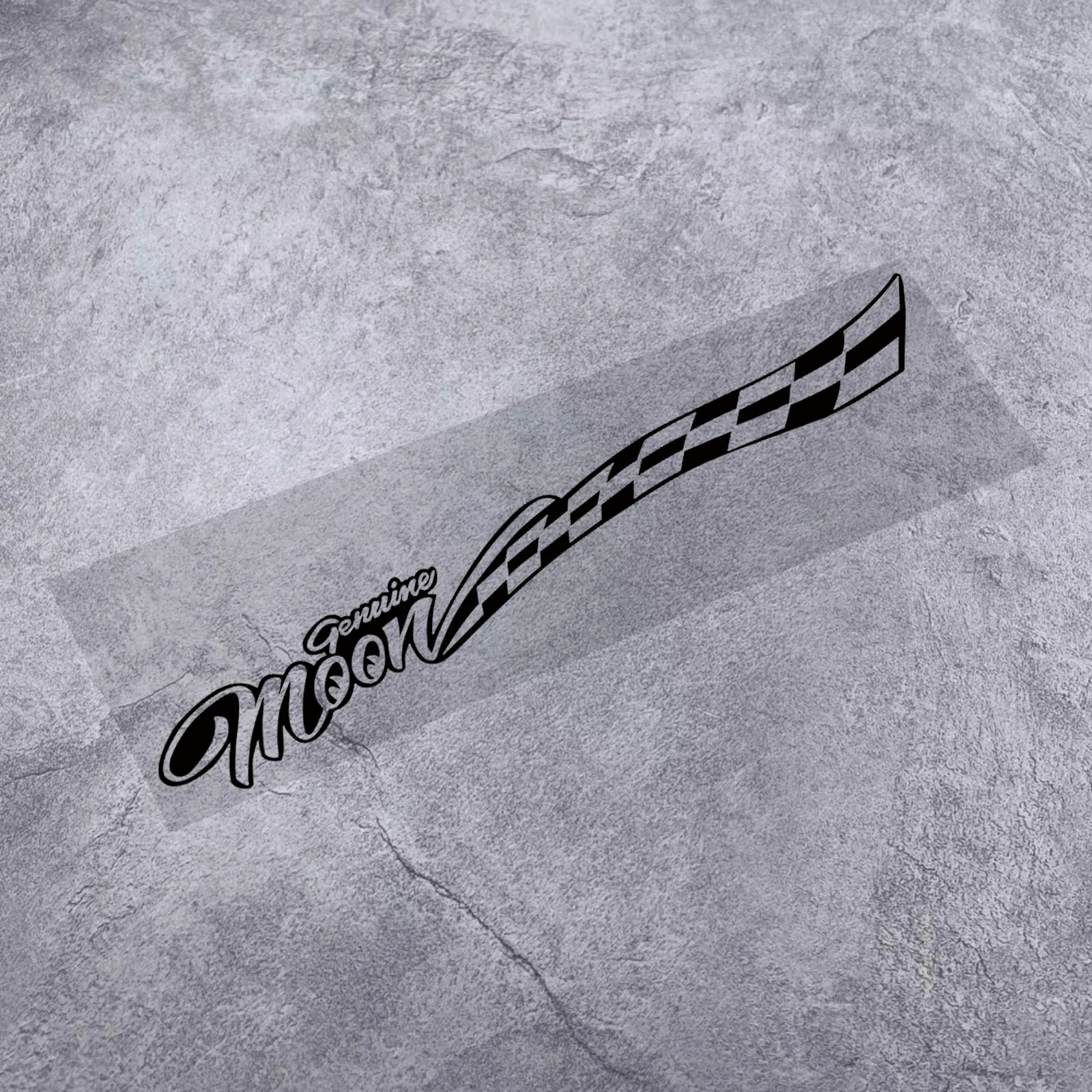 Car Vinyl Sticker for MOON Equipped Sponsor Modified Decal Auto Body Window Decoration Graphic