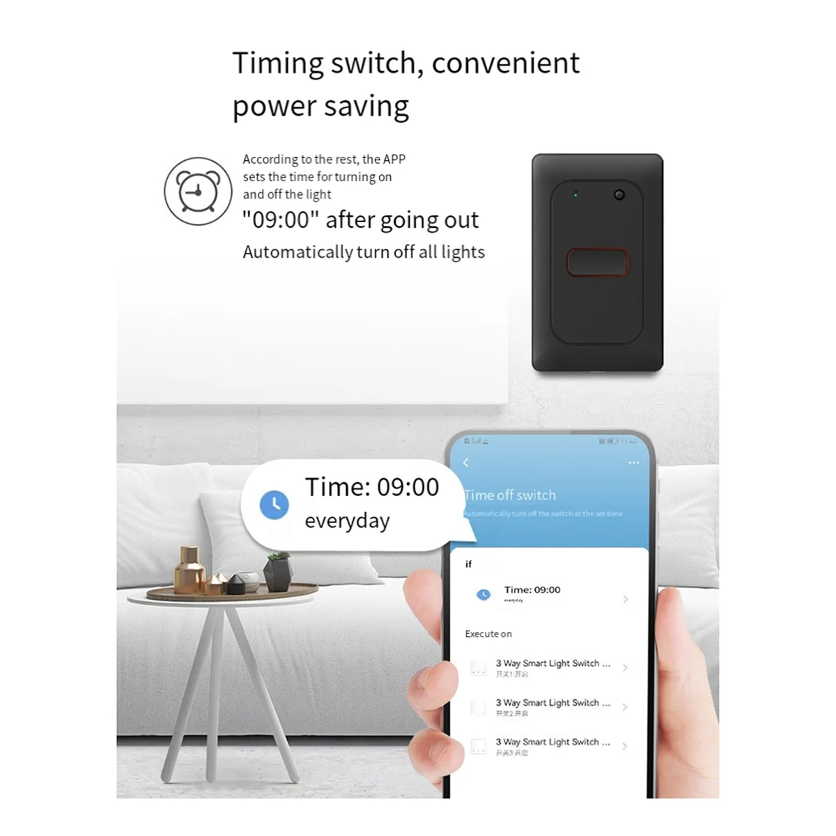 

Hot! WIFI Smart Life Wall Light Switch Push Button Interruptor Wall Light Switch 4 Gang 120V