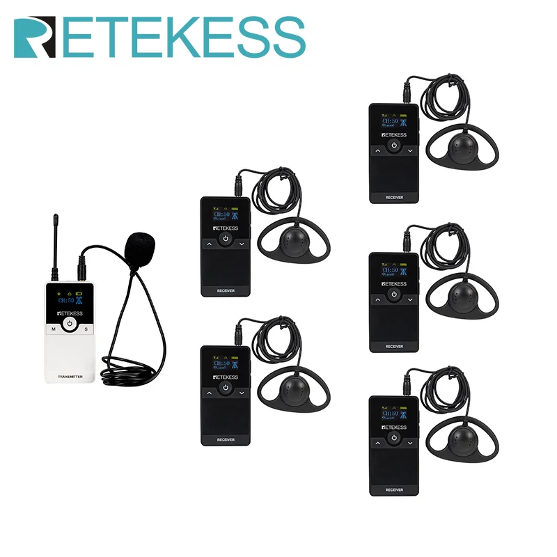 

Retekess TT116T Whisper Wireless Tour Guide System Radio Guide Audio Guide Kit For Church Simultaneous Excursion Factory Umroh