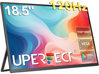 UPERFECT 18.5 Inch Portable Monitor 1920*1080 120HZ Laptop Gaming Display HDMI TYPE C For Phone Computer Extension Office Screen